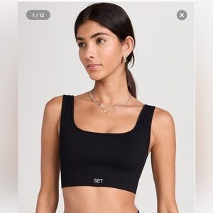 Set Active Sculptflex Onyx Box Cut Bra